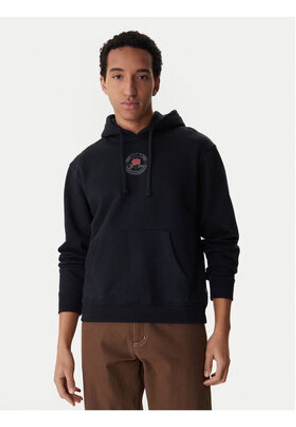 RVCA Bluza Roses Poster EVYSF00135 Czarny Regular Fit. Kolor: czarny. Materiał: bawełna