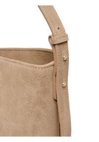 Gino Rossi - GINO ROSSI Torebka EO-LA224-19148-1 Beżowy. Kolor: beżowy. Materiał: zamszowe, skórzane #5