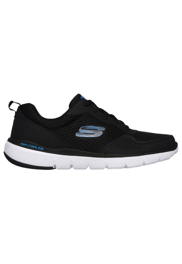 skechers - Buty do chodzenia męskie Skechers Flex Advantage 3.0. Kolor: czarny. Sport: turystyka piesza