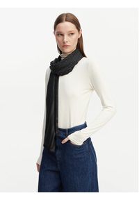 TOMMY HILFIGER - Tommy Hilfiger Szal Th Monogram Scarf AW0AW18273 Czarny. Kolor: czarny. Materiał: materiał #4