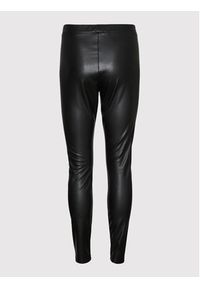 Vero Moda Spodnie z imitacji skóry 10257164 Czarny Skinny Fit. Kolor: czarny. Materiał: syntetyk