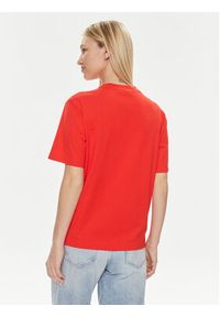 Lacoste T-Shirt TF7215 Czerwony Slim Fit. Kolor: czerwony. Materiał: bawełna #4