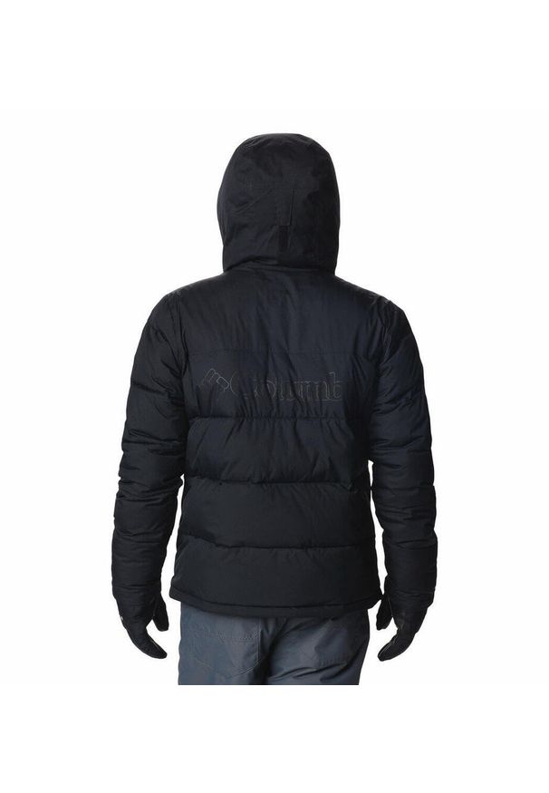 columbia - Kurtka Zimowa Pikowana Męska Columbia Iceline Ridge Jacket. Kolor: czarny. Materiał: puch. Sezon: zima. Sport: narciarstwo