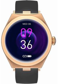 Smartwatch Gravity Smartwatch Różowe Złoto Czarny GT25-3. Rodzaj zegarka: smartwatch. Kolor: różowy, złoty, wielokolorowy, czarny #1