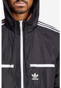 adidas Originals kurtka Adicolor Classics Windbreaker męska kolor czarny przejściowa oversize HS2066-CZARNY. Kolor: czarny. Materiał: materiał. Długość rękawa: raglanowy rękaw #4