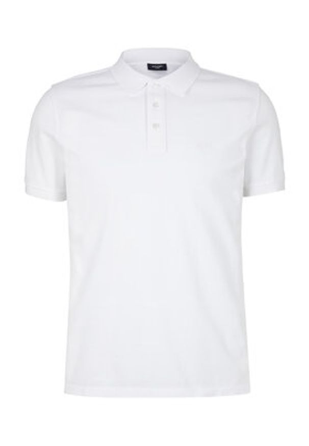 JOOP! Jeans Polo 30037520 Biały Modern Fit. Typ kołnierza: polo. Kolor: biały. Materiał: bawełna