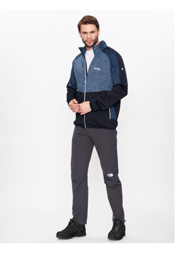 Regatta Kurtka softshell Yare VII RML242 Granatowy Regular Fit. Kolor: niebieski. Materiał: syntetyk