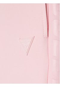 Guess Spodnie dresowe J2YQ24 FL03S Różowy Relaxed Fit. Kolor: różowy. Materiał: bawełna #3