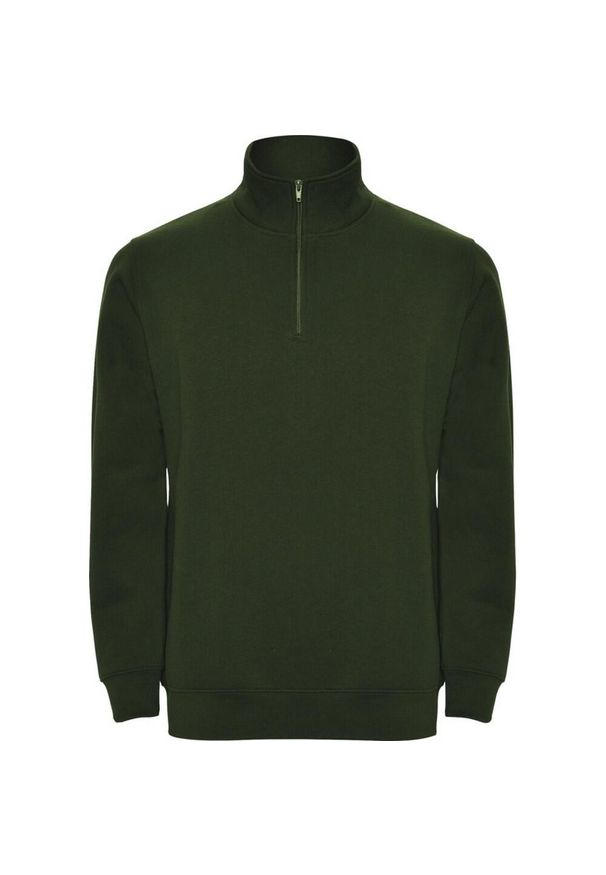 ROLY - Męska Bluza Rozpinana Aneto Quarter Zip. Kolor: zielony