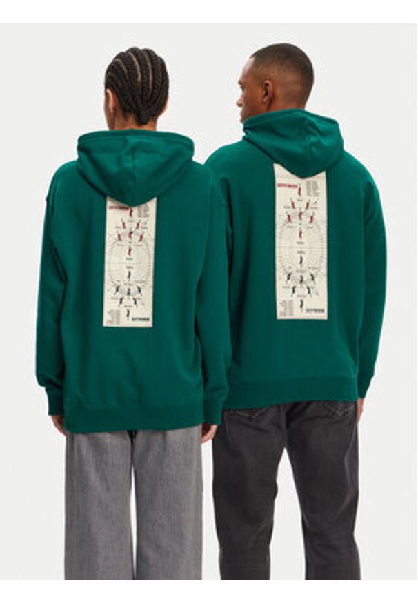 Puma Bluza Unisex Harry Potter 630093 Zielony Relaxed Fit. Kolor: zielony. Materiał: bawełna