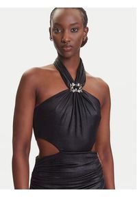 Fracomina Sukienka koktajlowa FQ25SD1001W798T4 Czarny Slim Fit. Kolor: czarny. Materiał: syntetyk. Styl: wizytowy #3