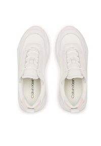 Calvin Klein Sneakersy Chunky Internal Wedge Lace Up HW0HW01552 Écru. Materiał: materiał #4
