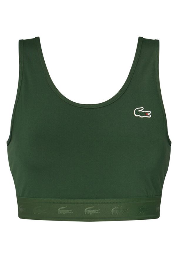 Lacoste Biustonosz sportowy IF0133 Zielony. Kolor: zielony. Materiał: syntetyk