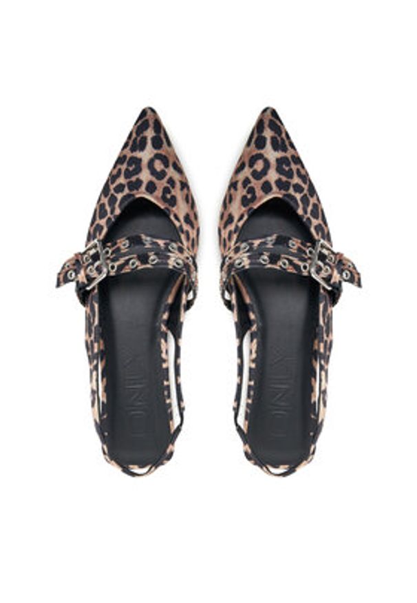 ONLY Shoes Sandały OnLaura-5 15348050 Beżowy. Kolor: beżowy. Materiał: skóra