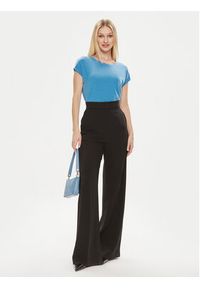 Vero Moda T-Shirt Ava 10284468 Niebieski Regular Fit. Kolor: niebieski. Materiał: lyocell #5