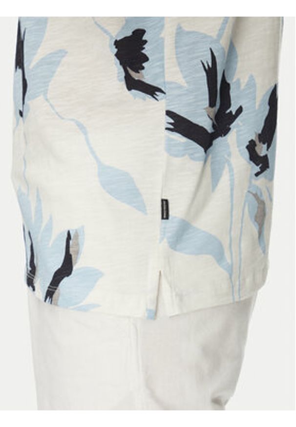 Jack & Jones - Jack&Jones T-Shirt Palermo 12279351 Biały Regular Fit. Kolor: biały. Materiał: bawełna