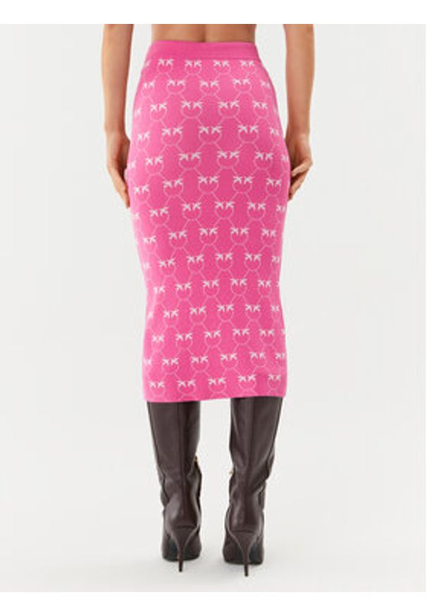Pinko Spódnica ołówkowa 100211 A0IS Różowy Slim Fit. Kolor: różowy. Materiał: wiskoza