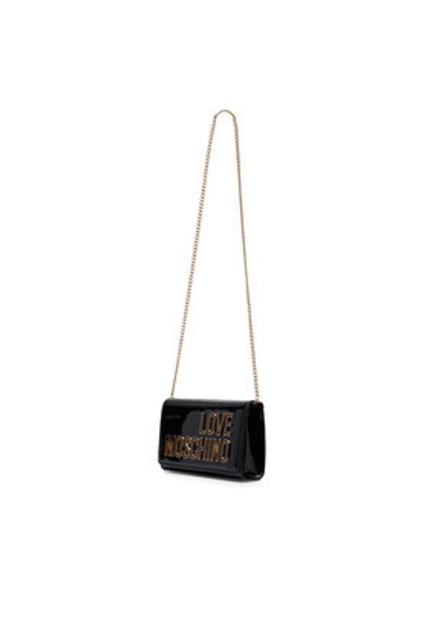 Love Moschino - LOVE MOSCHINO Torebka JC4251PP0OKE100A Czarny. Kolor: czarny. Materiał: skórzane