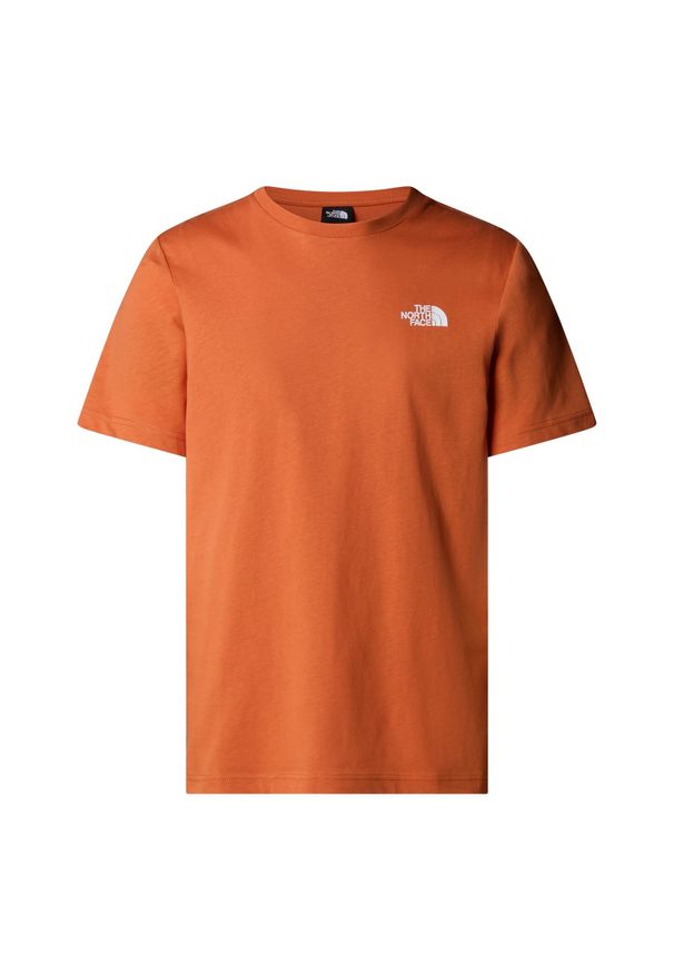 The North Face Koszulka S/S Redbox Nf0A87Np6D2. Kolor: pomarańczowy
