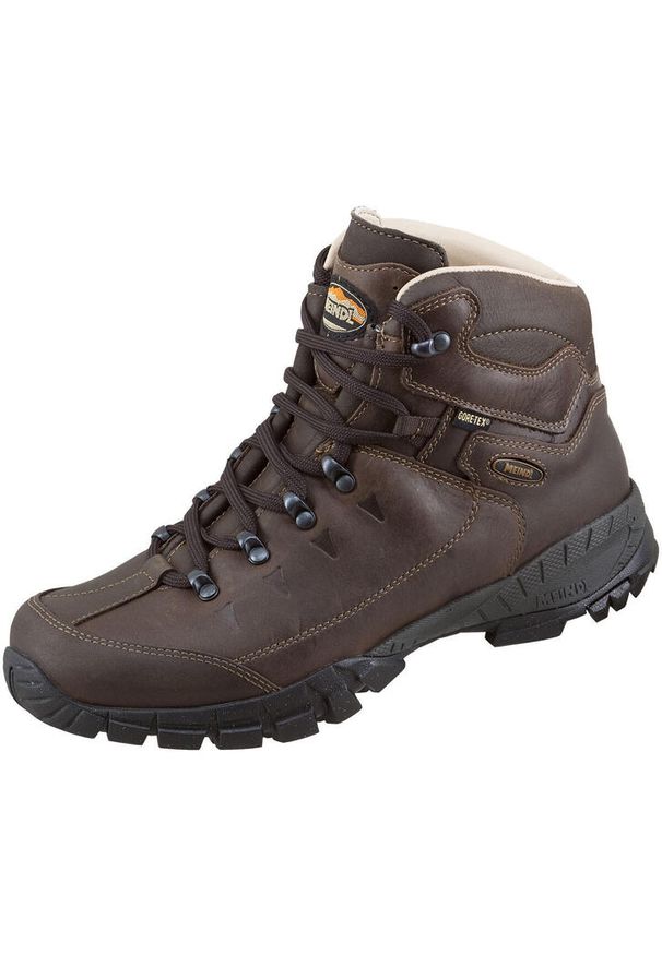 Buty trekkingowe męskie MEINDL Stowe GTX, z membraną Gore-Tex. Kolor: brązowy. Technologia: Gore-Tex