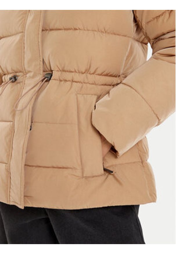 Calvin Klein Kurtka zimowa K20K207739 Beżowy Regular Fit. Kolor: beżowy. Materiał: syntetyk. Sezon: zima
