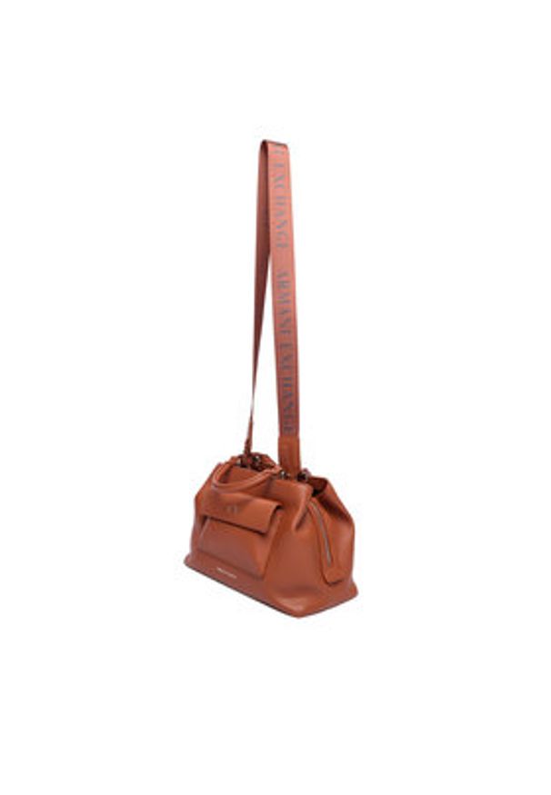 Armani Exchange Torebka XW001545 AF17019 U6048 Brązowy. Kolor: brązowy. Materiał: skórzane