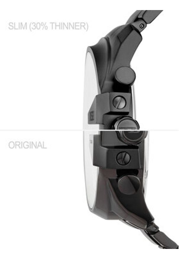 Diesel Zegarek Mega Chief Slim Chronograph DZ4676 Szary. Kolor: szary