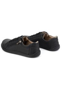 Olivier Damskie minimalistyczne buty skórzane barefoot model 1243 czarne. Okazja: na co dzień. Zapięcie: zamek. Kolor: czarny. Materiał: skóra. Styl: elegancki, casual #2