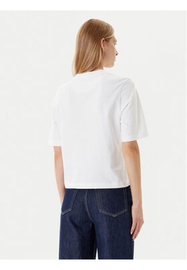 United Colors of Benetton - United Colors Of Benetton T-Shirt 3BL0D109D Biały Relaxed Fit. Kolor: biały. Materiał: bawełna
