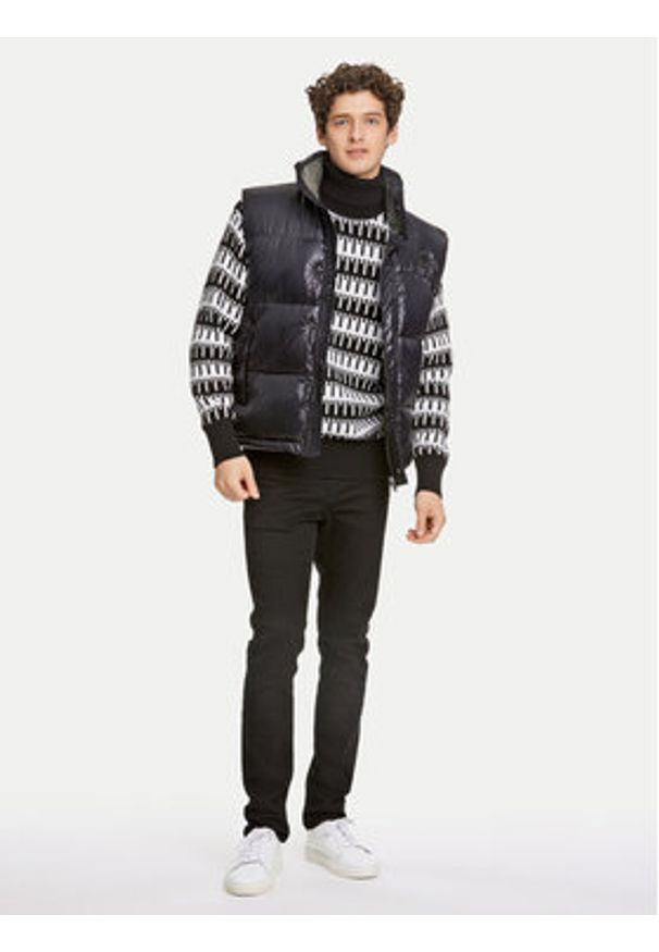 Lindbergh Kamizelka 30-301129 Czarny Relaxed Fit. Kolor: czarny. Materiał: syntetyk