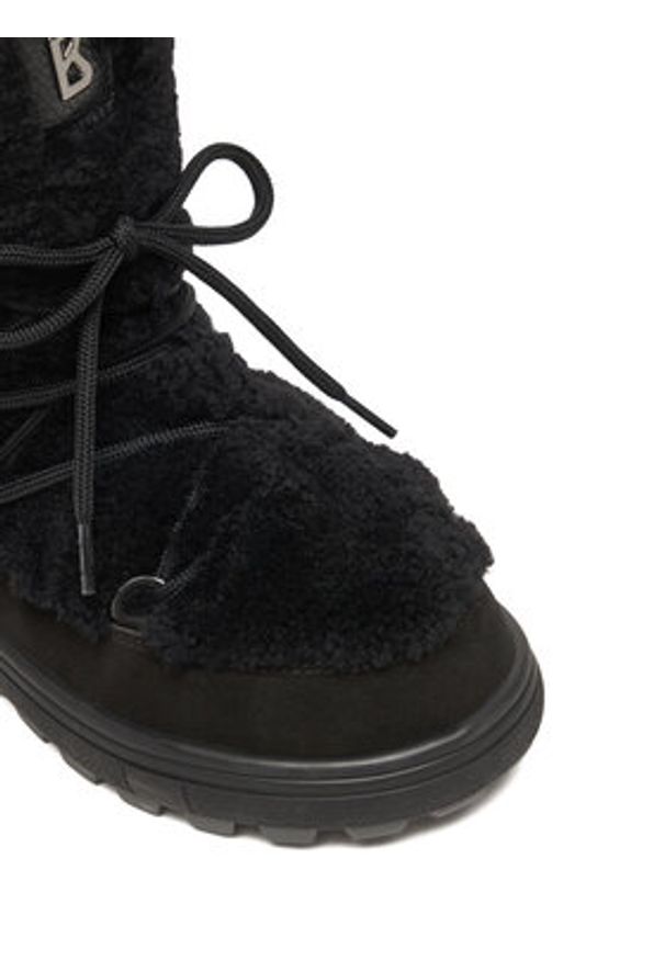 Bogner Śniegowce Chamonix S 10 A 22546704 Czarny. Kolor: czarny. Materiał: skóra