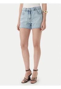 Patrizia Pepe Szorty jeansowe 2P1744/D070-CB21 Niebieski jasny Regular Fit. Kolor: niebieski. Materiał: bawełna #1