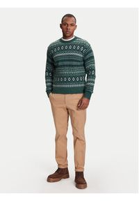 United Colors of Benetton - United Colors Of Benetton Sweter 1137K107V Zielony Regular Fit. Kolor: zielony. Materiał: wełna #4