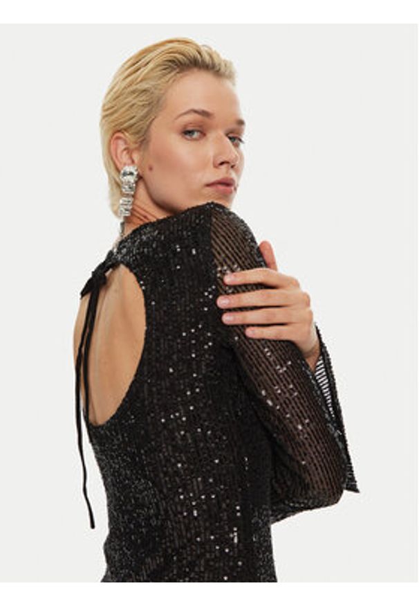 Bruuns Bazaar Sukienka koktajlowa Ellliane BBW4190 Czarny Slim Fit. Kolor: czarny. Materiał: syntetyk. Styl: wizytowy