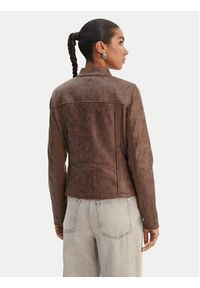 Desigual Kurtka przejściowa 26SWEW10 Brązowy Regular Fit. Kolor: brązowy. Materiał: wiskoza #6