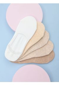 Sinsay - Skarpetki stopki 5 pack - wielobarwny