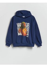 Reserved - Bluza Chimpanzini Bananini - granatowy. Kolor: niebieski. Materiał: dzianina, bawełna #1