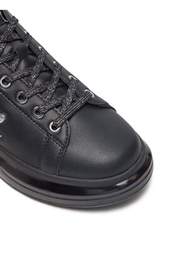 Karl Lagerfeld - KARL LAGERFELD Sneakersy KL62610H Czarny. Kolor: czarny. Materiał: skóra
