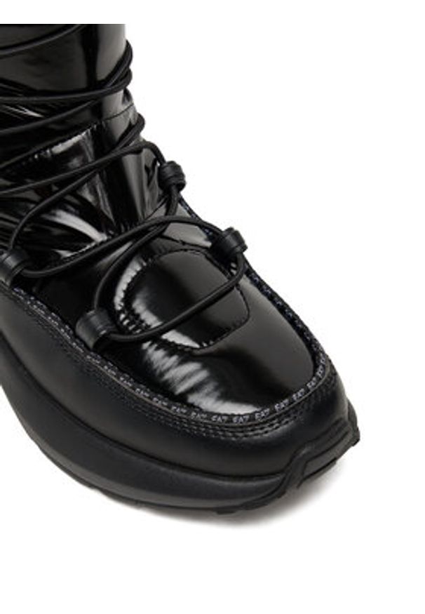 EA7 Emporio Armani Śniegowce 7X000328 AF18570 MC043 Czarny. Kolor: czarny. Materiał: materiał