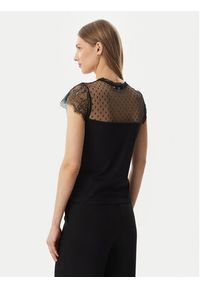 Morgan Bluzka 261-DAPHNE Czarny Regular Fit. Kolor: czarny. Materiał: syntetyk #3