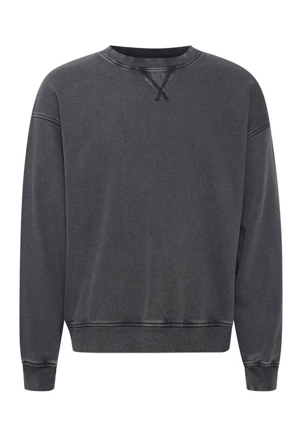 !SOLID - Solid Bluza 21107863 Szary Regular Fit. Kolor: szary. Materiał: bawełna