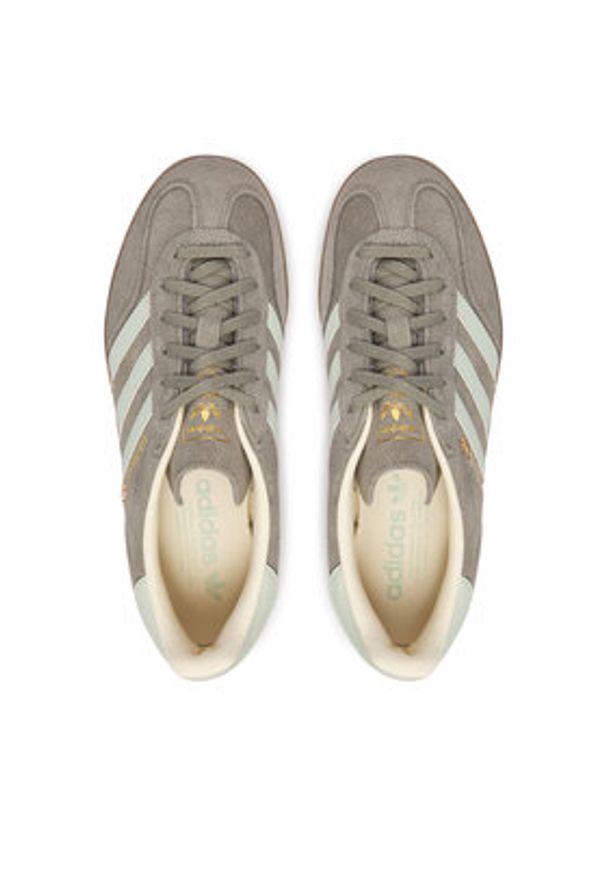 Adidas - adidas Sneakersy Gazelle Indoor JR2430 Szary. Kolor: szary. Materiał: zamsz, skóra. Model: Adidas Gazelle