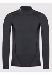 Under Armour Koszulka techniczna HeatGear® Mock 1369606 Czarny Skinny Fit. Kolor: czarny. Materiał: syntetyk #4