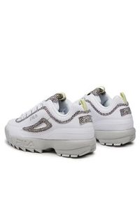 Fila Sneakersy Disruptor A Wmn FFW0092.13096 Biały. Kolor: biały. Materiał: skóra