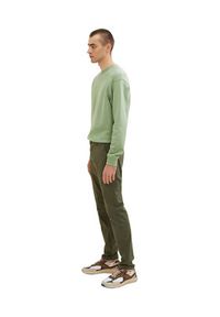 Tom Tailor Spodnie materiałowe 1033877 Zielony Regular Fit. Kolor: zielony. Materiał: bawełna