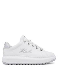 Karl Lagerfeld - KARL LAGERFELD Sneakersy KL67518 Biały. Kolor: biały. Materiał: skóra