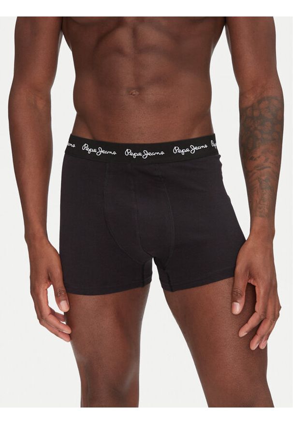 Pepe Jeans Komplet 3 par bokserek PMU10989 Czarny. Kolor: czarny. Materiał: bawełna