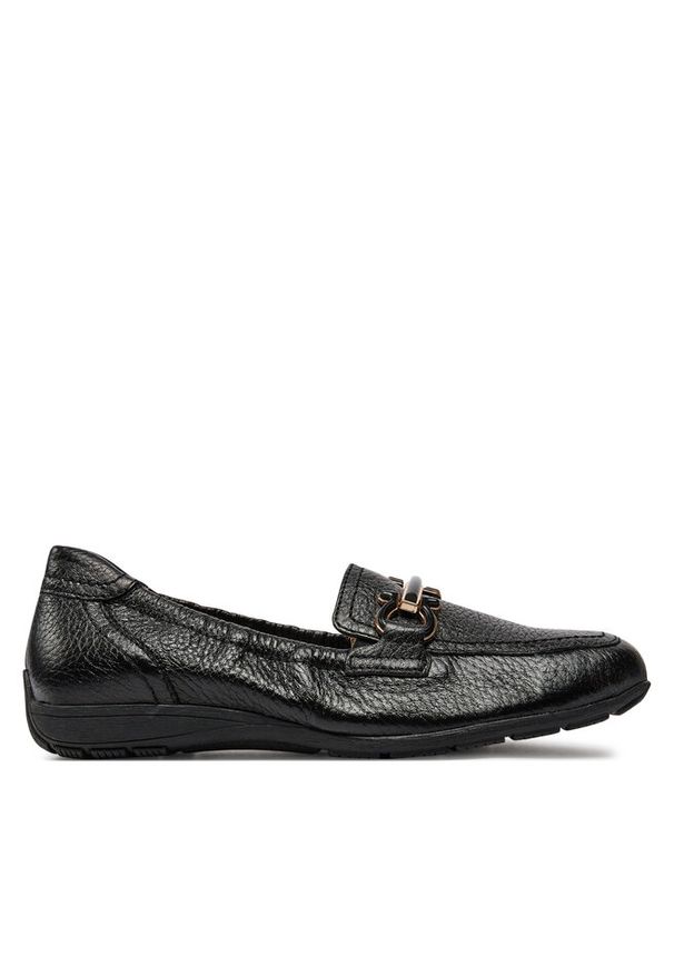 Loafersy Caprice. Kolor: czarny