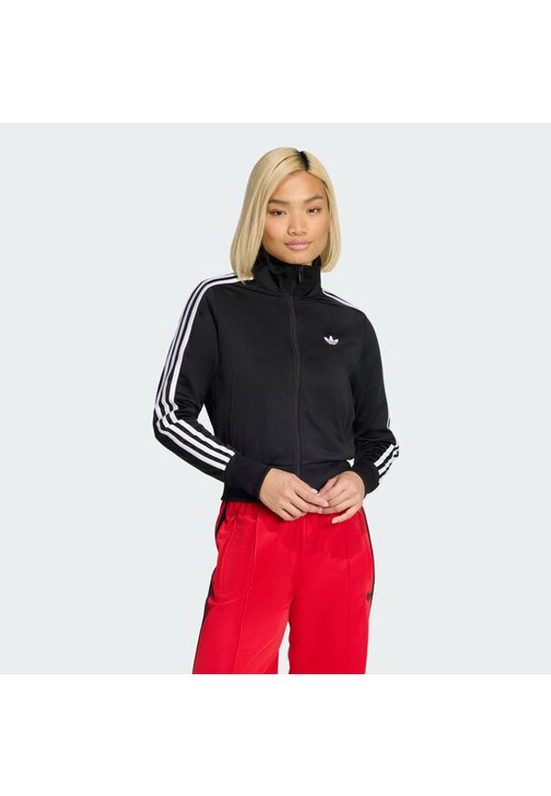 Adidas - adidas Bluza Firebird Classic KD7981 Czarny Regular Fit. Kolor: czarny. Materiał: syntetyk