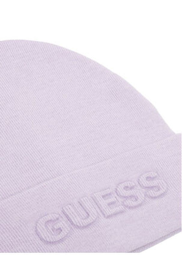 Guess Czapka AW5179 POL01 Fioletowy. Kolor: fioletowy. Materiał: materiał